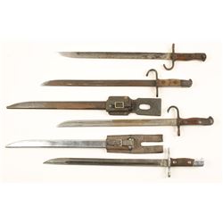 Lot of 4 Bayonets