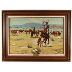 Original Oil on Canvas by Frank Childers