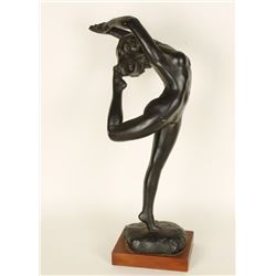 Art Nouveau Casting of a Nude Woman