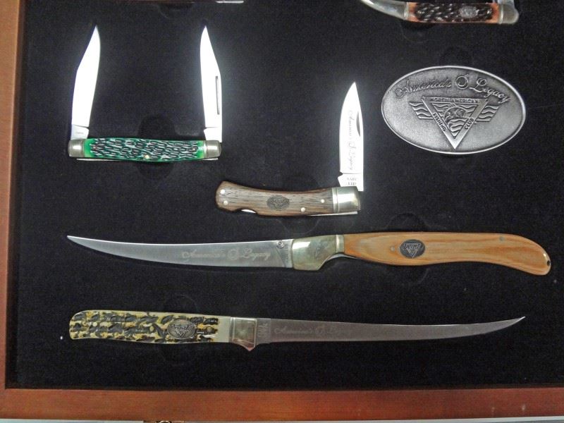 North American Fishing Club "America's LEgacy" Knives Set