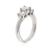 Image 3 : 14KT White Gold 0.98ctw Diamond Ring