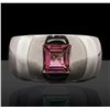 Image 1 : 18KT White Gold 1.40ct Pink Tourmaline Ring