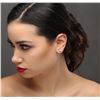 Image 2 : 14KT White Gold 0.97ctw Diamond Stud Earrings