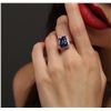 Image 4 : 14KT Rose Gold 5.68ct Tanzanite and Diamond Ring