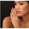 Image 3 : 14KT White Gold 2.55ct Aquamarine and Diamond Ring