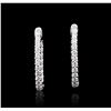 Image 1 : 14KT White Gold 2.23ctw Diamond Earrings