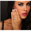 Image 3 : 18KT White Gold 3.45ctw Diamond Ring