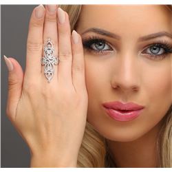 14KT White Gold 1.21ctw Diamond Ring