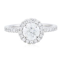 14KT White Gold 1.56ctw Diamond Ring