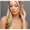 Image 5 : 14KT Yellow Gold 32.61ctw Rough Diamond Necklace With Charm