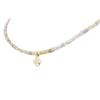 Image 7 : 14KT Yellow Gold 32.61ctw Rough Diamond Necklace With Charm