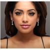 Image 5 : 14KT White Gold 0.57ctw Diamond Earrings