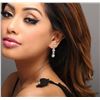 Image 6 : 14KT White Gold 0.57ctw Diamond Earrings