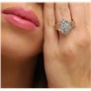Image 6 : 14KT Yellow Gold 1.88ctw Diamond Ring