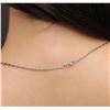 Image 5 : 14KT White Gold 12.68ctw Tanzanite and Diamond Pendant With Chain