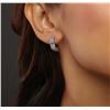 Image 6 : 14KT White Gold 1.00ctw Diamond Earrings