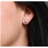 Image 1 : 14KT White Gold 2.15ctw Diamond Solitaire Earrings