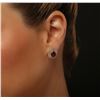 Image 5 : 14KT Yellow Gold 3.20ctw Ruby and Diamond Earrings
