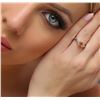 Image 1 : 14KT White Gold 1.09ct Spessartite and Diamond Ring