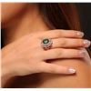 Image 5 : 14KT Rose Gold 2.49ct Emerald and Diamond Ring