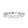 Image 4 : 14KT White Gold 1.02ctw Diamond Bracelet