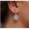 Image 1 : 14KT White Gold 2.02ctw Diamond Earrings