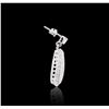 Image 4 : 14KT White Gold 2.02ctw Diamond Earrings