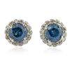 Image 1 : 14KT White Gold 1.65ctw Diamond Earrings