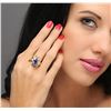 Image 1 : 18KT Yellow Gold 3.00ct Tanzanite and Diamond Ring