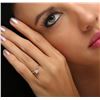 Image 5 : 14KT White Gold 0.96ct Diamond Solitaire Ring