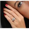 Image 2 : 18KT White Gold 1.56ctw Diamond Ring