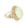 Image 4 : 14KT Yellow Gold 8.17ct Tourmaline and Diamond Ring