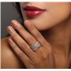 Image 6 : 14KT Rose Gold 1.46ctw Diamond Ring