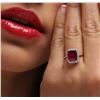 Image 5 : 14KT White Gold 3.20ct Pink Tourmaline and Diamond Ring