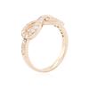 Image 7 : 14KT Rose Gold 0.37ctw Diamond Ring