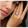 Image 5 : 14KT White Gold 1.11ctw Diamond Ring
