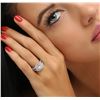 Image 7 : 14KT White Gold 1.11ctw Diamond Ring