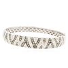 Image 3 : 14KT White Gold 3.62ctw Diamond Bangle Bracelet