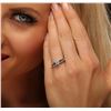 Image 2 : Platinum 1.14ctw Brilliant Cut Diamond Ring