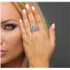 Image 1 : 14KT White Gold 1.23ctw Diamond Ring