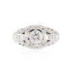 Image 1 : 18KT White Gold 1.96ctw Diamond Ring