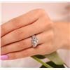 Image 4 : 18KT White Gold 1.96ctw Diamond Ring