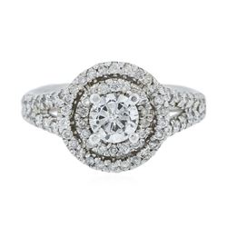 14KT White Gold 1.15ctw Diamond Ring