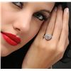 Image 4 : 14KT White Gold 1.15ctw Diamond Ring