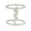 Image 1 : 14KT White Gold 1.19ctw Diamond Ring