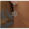 Image 2 : 14KT White Gold 2.20ctw Diamond Earrings