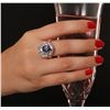 Image 5 : 14KT White Gold 4.00ct Tanzanite and Diamond Ring