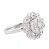 Image 4 : 14KT White Gold 0.84ctw Diamond Ring