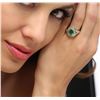 Image 5 : 14KT Yellow Gold 1.59ct Emerald and Diamond Ring