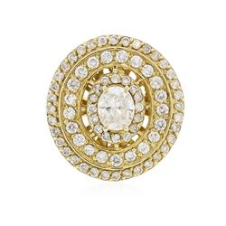 14KT Yellow Gold 1.38ctw Diamond Ring